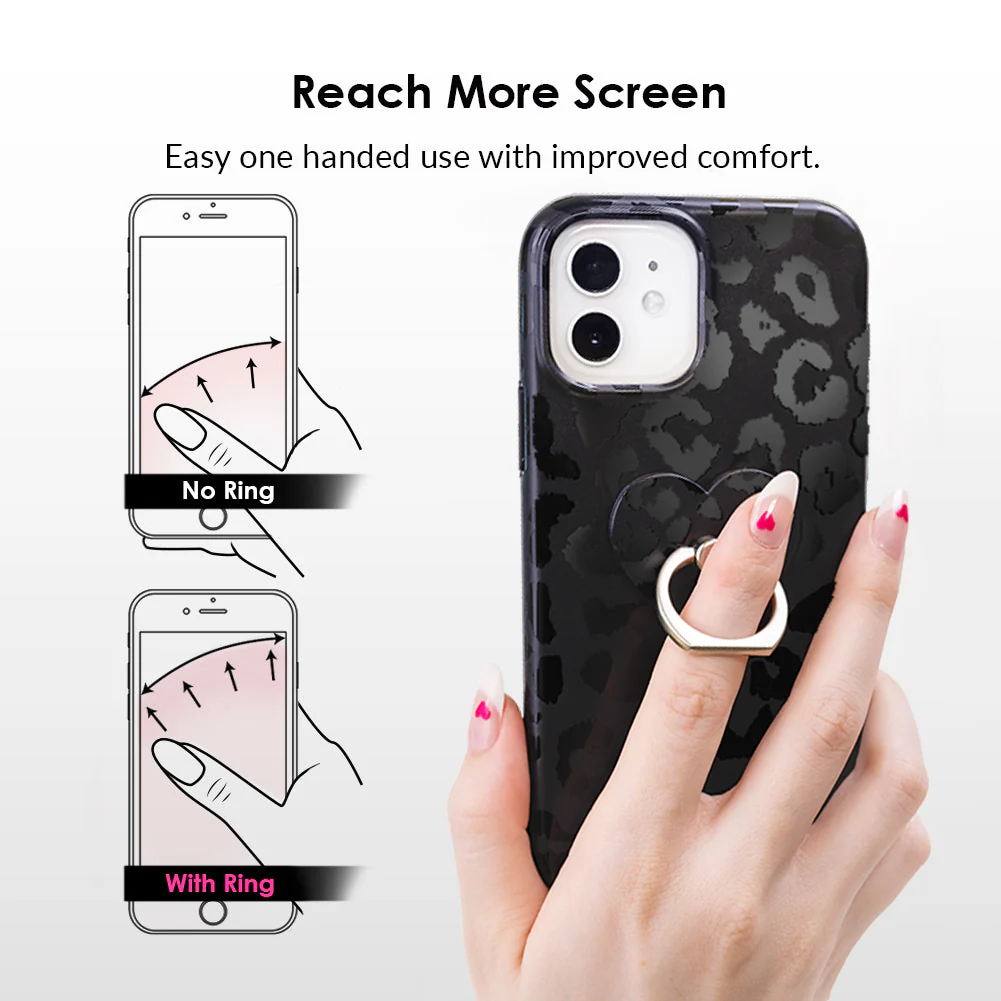 White Gray Marble Phone Ring - Image 4