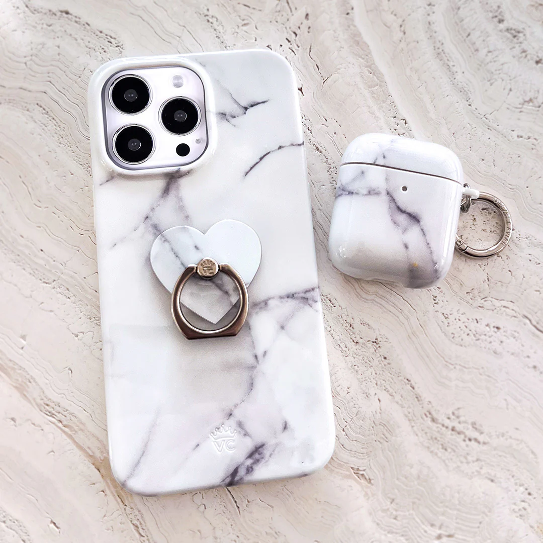 Carrara Marble AirPod Case - Image 7