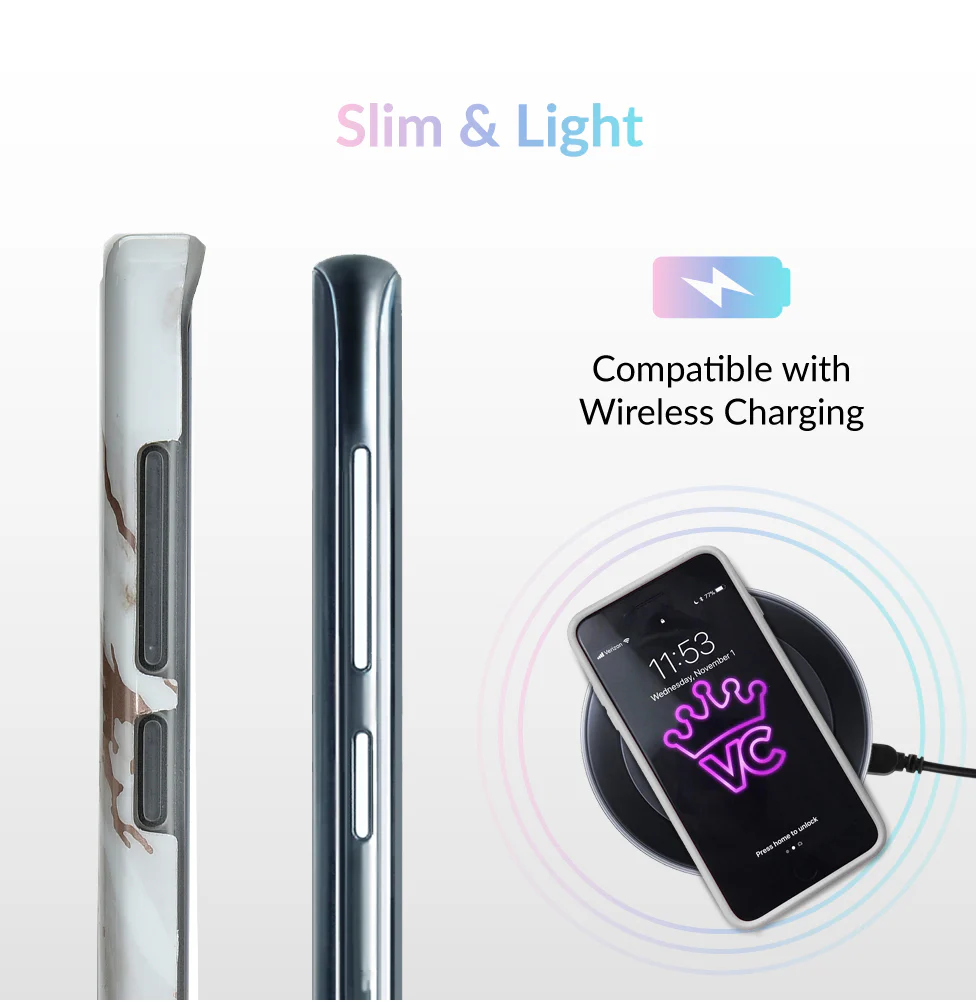 White Marble Rose Gold Chrome 2 Samsung Galaxy Case - Image 20