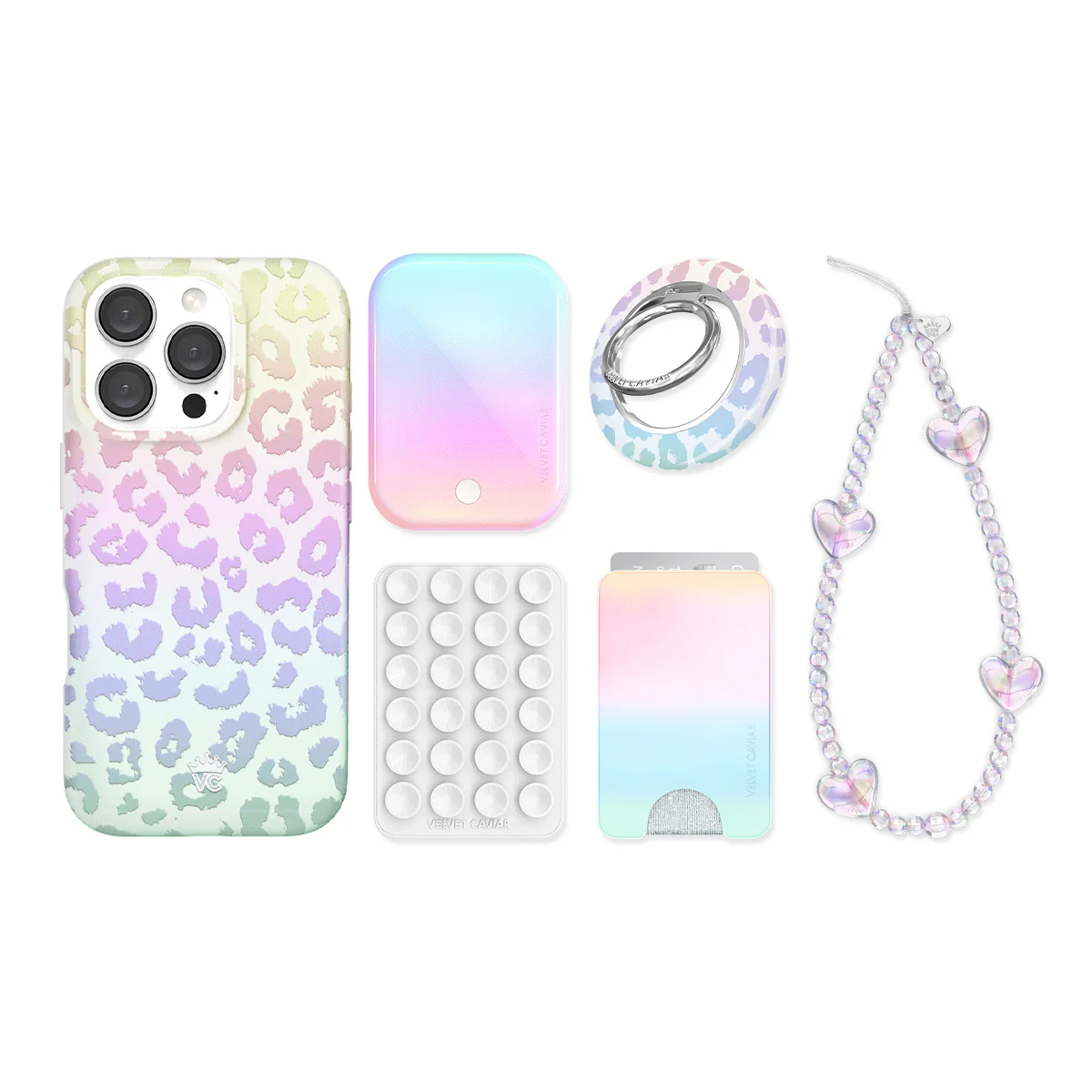 White Opal Leopard iPhone Bundle Set - Image 19