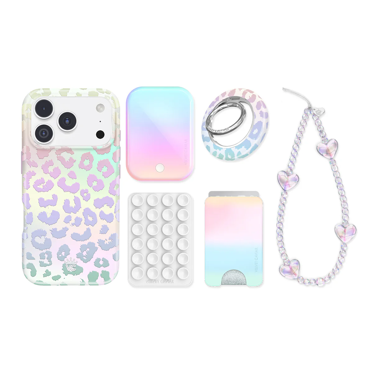 White Opal Leopard iPhone Bundle Set - Image 23