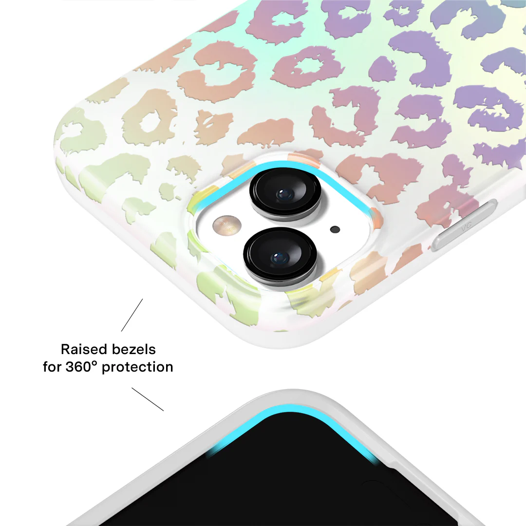 White Opal Leopard iPhone Case - Image 38
