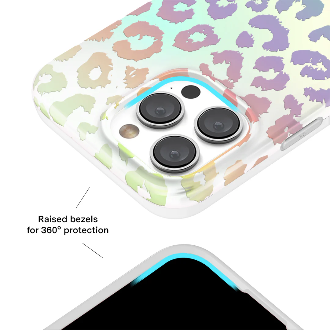 White Opal Leopard iPhone Case - Image 73