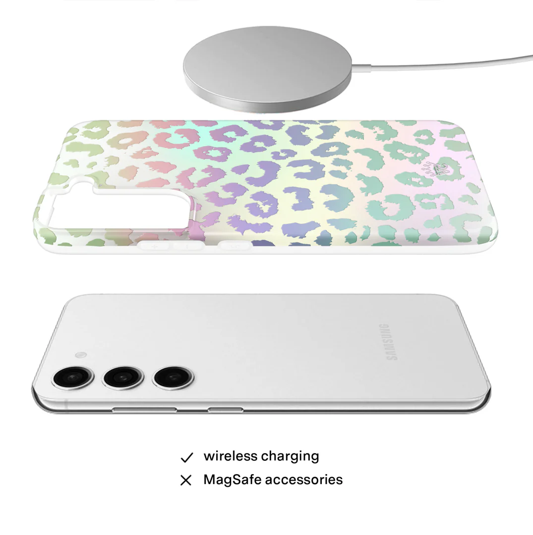 White Opal Leopard Samsung Case - Image 53