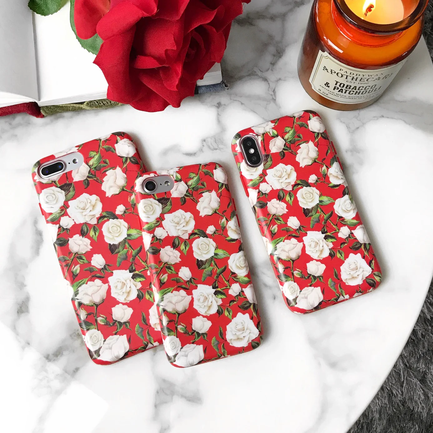 White Roses Floral iPhone Case - Image 30