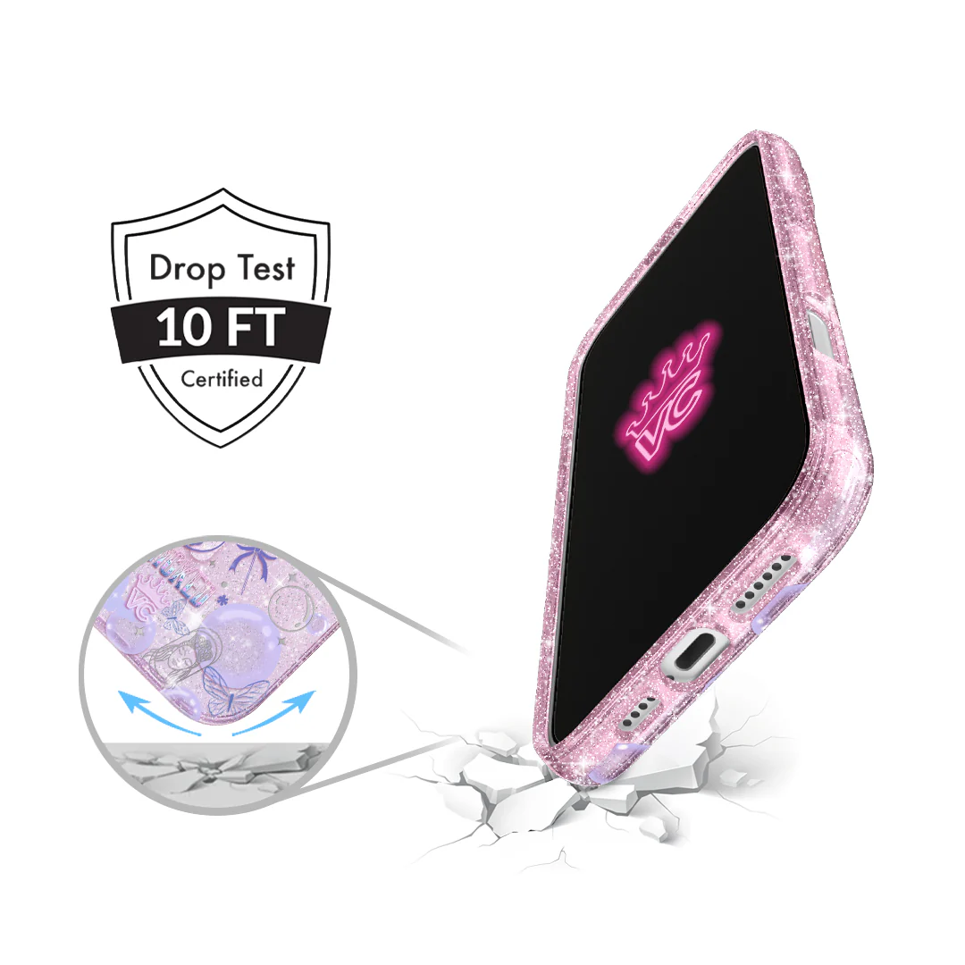 Wicked Glinda’s Bubble Glitter iPhone Case - Image 27