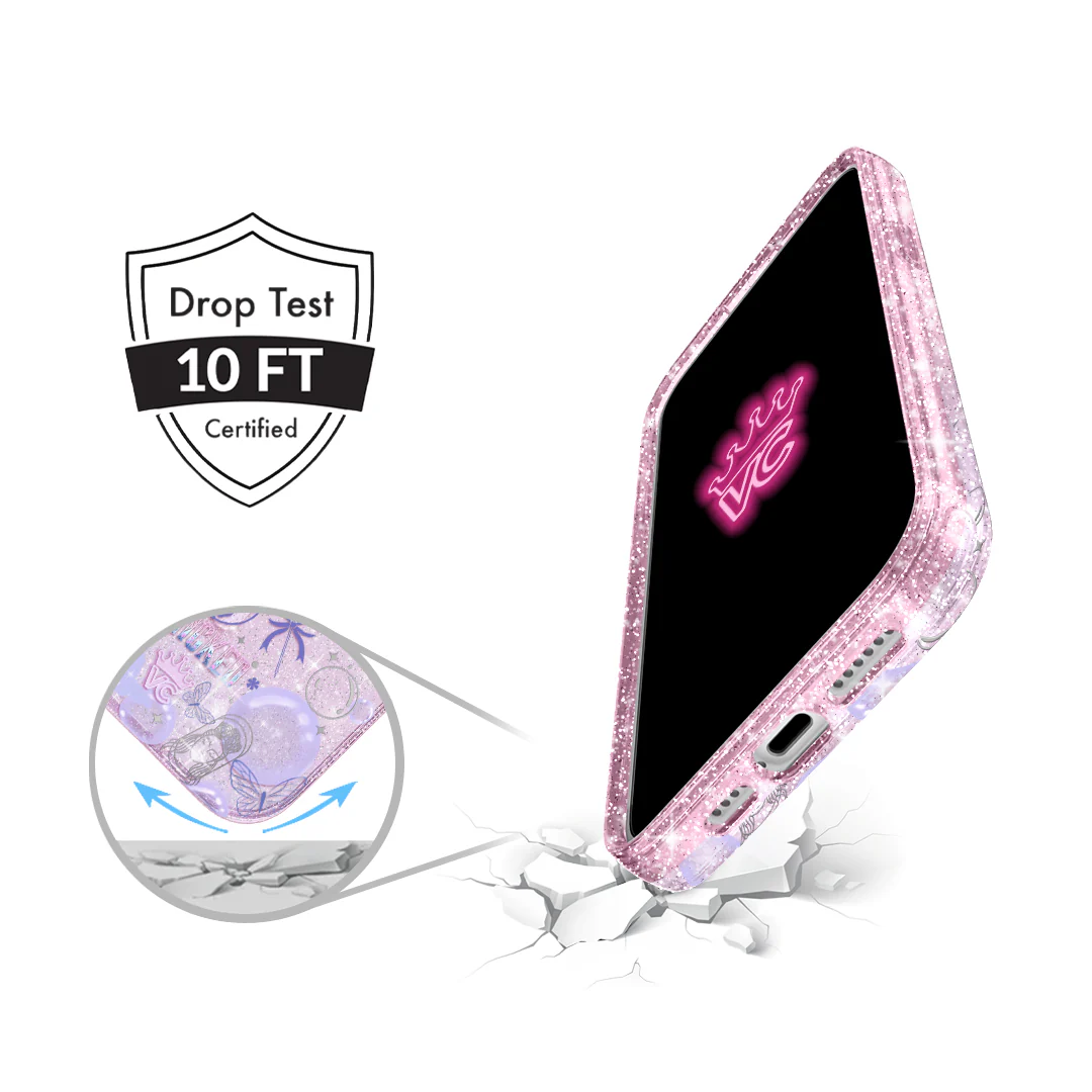 Wicked Glinda’s Bubble Glitter iPhone Case - Image 47