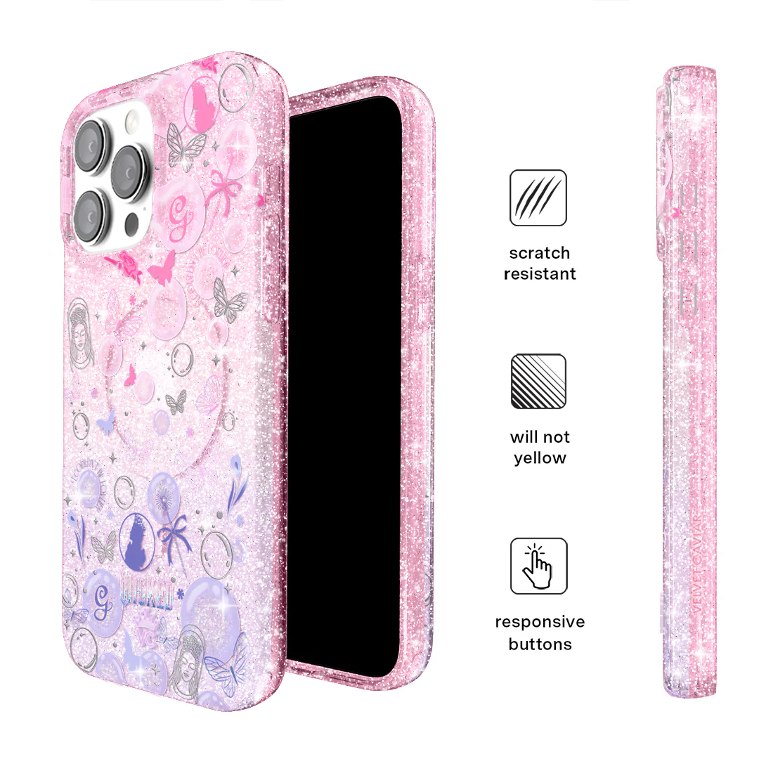 Wicked Glinda’s Bubble Glitter iPhone Case - Image 55