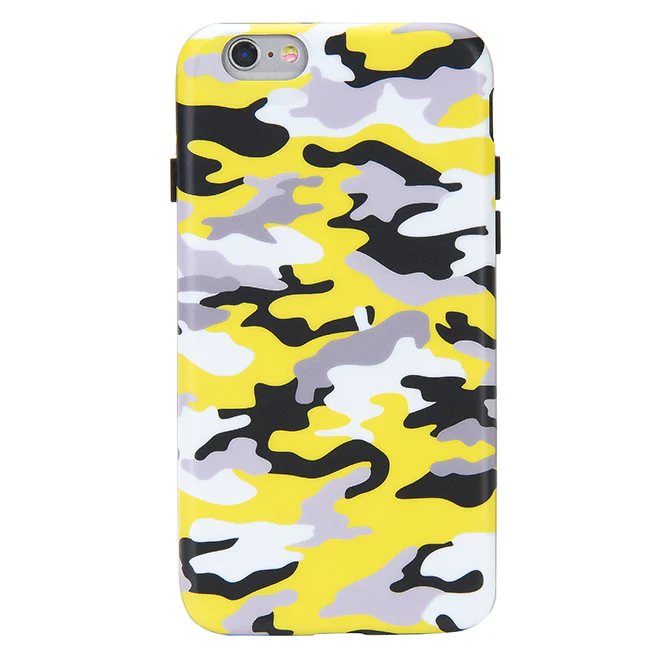 Yellow Camo iPhone Case - Image 42