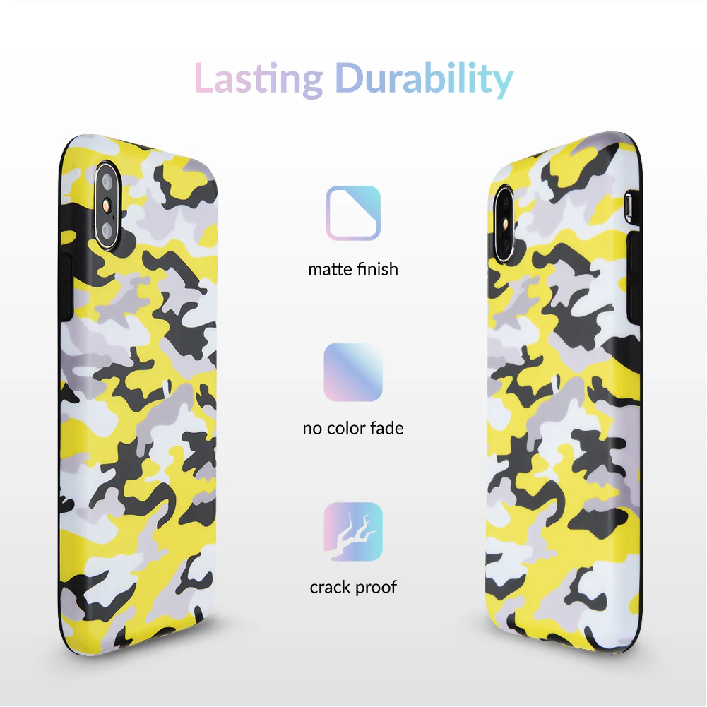 Yellow Camo iPhone Case - Image 52