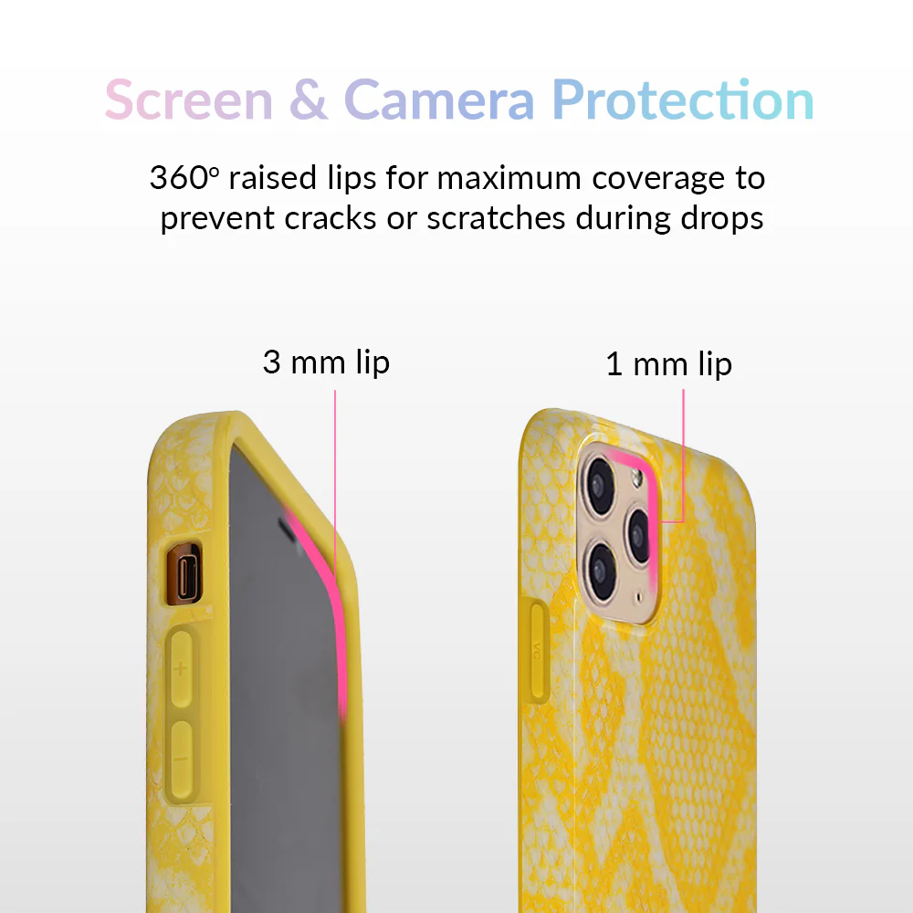 Yellow Snakeskin iPhone Case - Image 61