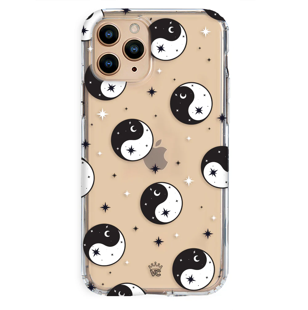 Yin & Yang Clear iPhone Case - Image 43